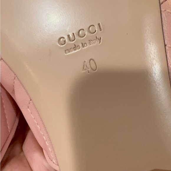 Double G Logo Leather Slides - Picture 8 of 14